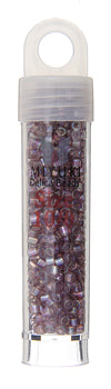 Miyuki Delica 10/0 5.2g Vial Transparent Aurora Borealis