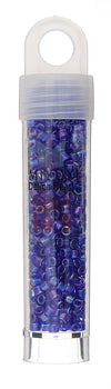 Miyuki Delica 10/0 5.2g Vial Transparent Aurora Borealis