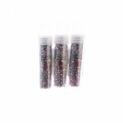 Miyuki Delica 10/0 5.2g Vial Mauve Transparent AB