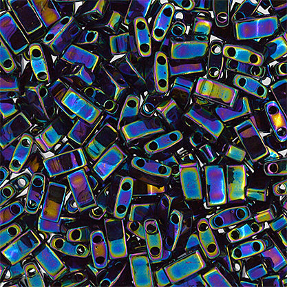 Miyuki Tila Half Cut 5x2.3mm 2-hole Opaque Metallic Vials