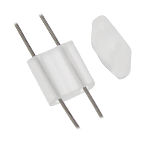 Miyuki Tila Bead 5x5mm 2-hole Transparent