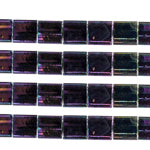 Miyuki Tila Bead 5x5mm 2-hole Opaque Aurora Borealis