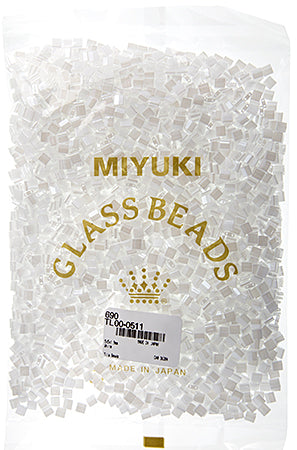 Miyuki Tila Bead 5x5mm 2-hole Opaque Luster