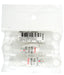 Miyuki Tila Bead 5x5mm 2-hole Transparent White Silk