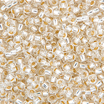 Miyuki Seed Beads Crystal Silver Lined 250g