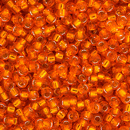 Miyuki Seed Beads Orange Silver Lined 250g
