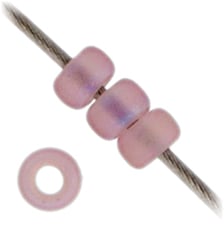 Miyuki Seed Beads Transparent Smoky Amethyst AB Matte - 22g Vials