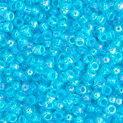 Miyuki Seed Beads Transparent Dark Aqua AB 250g
