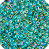 Miyuki Seed Beads Crystal/Sea Green Lined AB 250g
