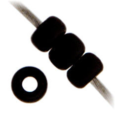 Miyuki Seed Beads Opaque Black Matte - 22g Vials
