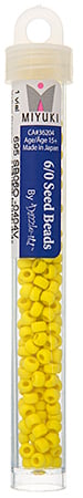 Miyuki Seed Beads Opaque Yellow - 22g Vials