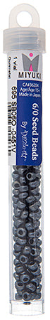 Miyuki Seed Beads Gunmetal - 22g Vials