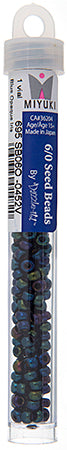 Miyuki Seed Beads Opaque Blue Iris - 22g Vials