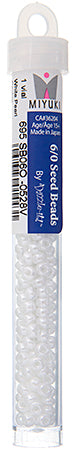 Miyuki Seed Beads Ceylon White Pearl - 22g Vials