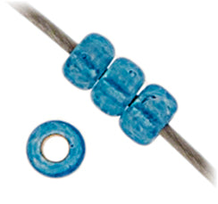 Miyuki Seed Bead Denim Blue Dyed Alabaster Silver Lined - 22g Vials