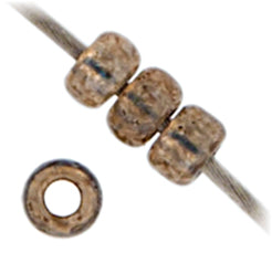 Miyuki Seed Beads Dark Grey Dyed Alabaster Silver Lined - 22g Vials