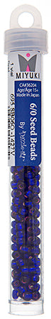 Miyuki Seed Beads Dark Violet Silver lined Dyed - 22g Vials