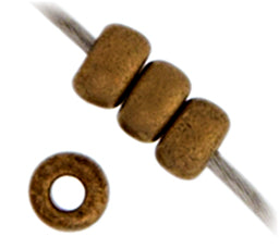 Miyuki Seed Beads Dark Bronze Matte Metallic - 22g Vials