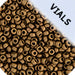 Miyuki Seed Beads Dark Bronze Matte Metallic - 22g Vials
