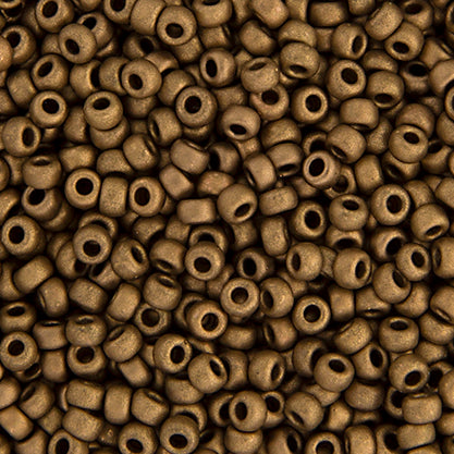 Miyuki Seed Beads Dark Bronze Matte Metallic 250g