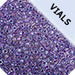 Miyuki Seed Bead 6/0 Sparkling Crystal/Purple Lined AB - 22g Vials