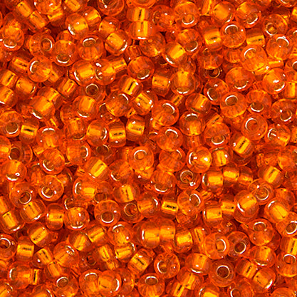 Miyuki Seed Beads Orange Silver Lined 250g