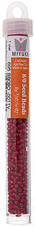Miyuki Seed Beads Ruby Silver Lined - 22g Vials