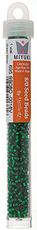 Miyuki Seed Beads Green Silver Lined - 22g Vials