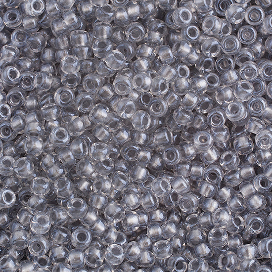 Miyuki Seed Beads Sparkling Pewter Lined Crystal - 22g Vials