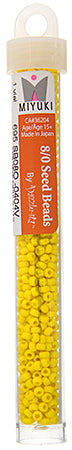 Miyuki Seed Beads Opaque Yellow - 22g Vials