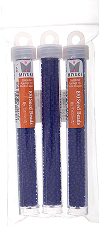 Miyuki Seed Beads Opaque Cobalt Blue - 22g Vials