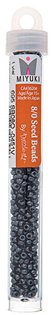 Miyuki Seed Beads Gunmetal - 22g Vials