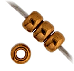 Miyuki Seed Beads Light Bronze Opaque Metallic - 22g Vials