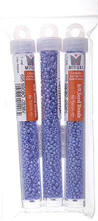 Miyuki Seed Beads Lilac Ceylon - 22g Vials