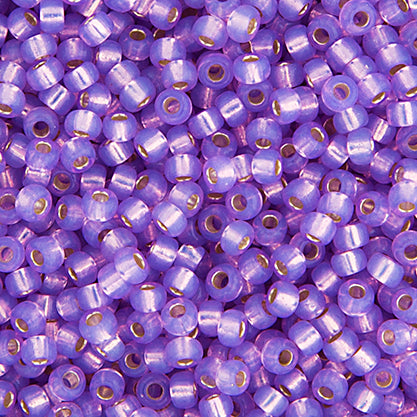 Miyuki Seed Bead Lilac Opal Dyed Alabaster Silver Lined 250g