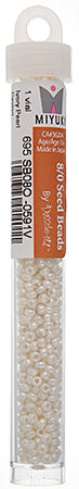 Miyuki Seed Beads Ceylon Ivory Pearl - 22g Vials