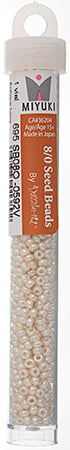 Miyuki Seed Beads Ceylon Antique Ivory Pearl - 22g Vials