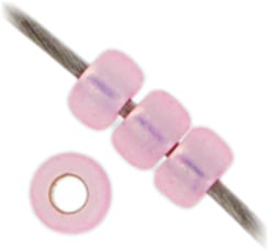 Miyuki Seed Beads Pink Dyed Alabaster Silver Lined - 22g Vials