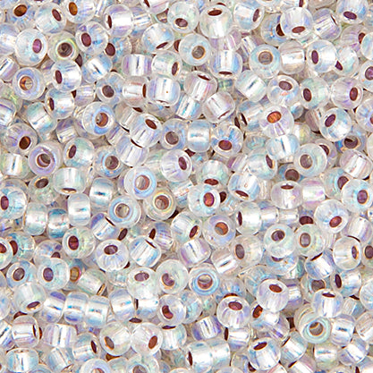 Miyuki Seed Beads Crystal Silver Lined AB - 22g Vials