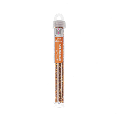 Miyuki Seed Beads Sandy Brown Opaque - 22g Vials