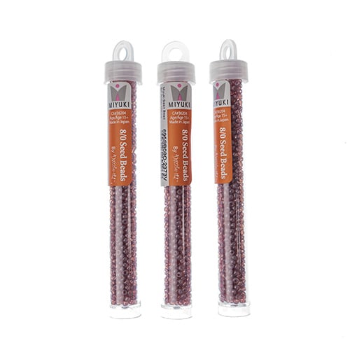 Miyuki Seed Beads Rosey Mauve Opaque - 22g Vials