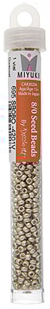 Miyuki Seed Beads Duracoat Galvanized Silver - 22g Vials