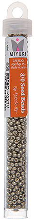 Miyuki Seed Beads Duracoat Galvanized Light Pewter - 22g Vials