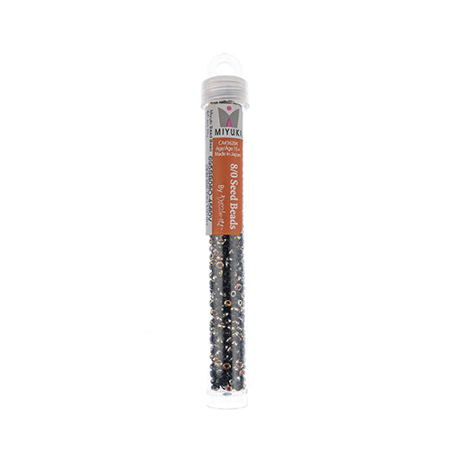 Miyuki Seed Bead 8/0 Black/Marea - 22g Vials