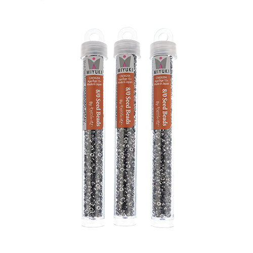 Miyuki Seed Beads Light Vitrail - 22g Vials