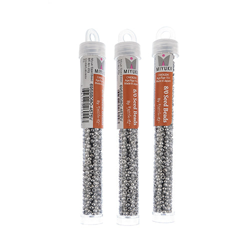 Miyuki Seed Beads Crystal/Labrador Fullcoat - 22g Vials