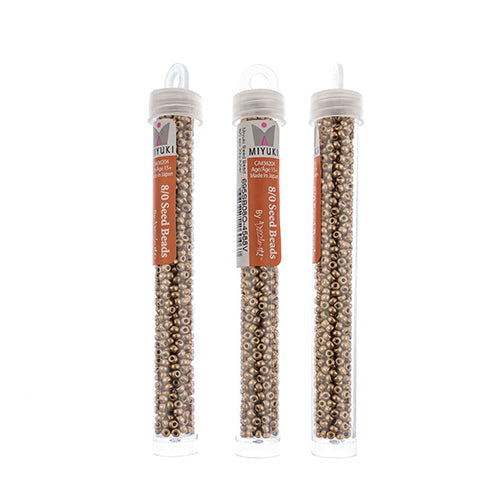 Miyuki Seed Bead Aztec Gold - 22g Vials