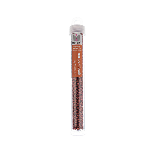 Miyuki Seed Beads Metallic Lava Red - 22g Vials