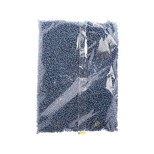 Miyuki Seed Beads Frosted Glazed/Rainbow Navy Blue Matte AB 250g
