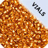 Miyuki Seed Beads 11/0 Dark Gold Silver Lined  - 22g Vials